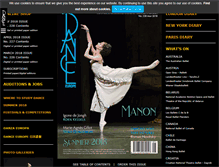 Tablet Screenshot of danceeurope.net